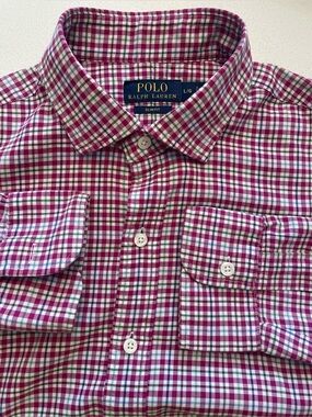 Polo Ralph Lauren - all cotton checkered button up shirt Size Large